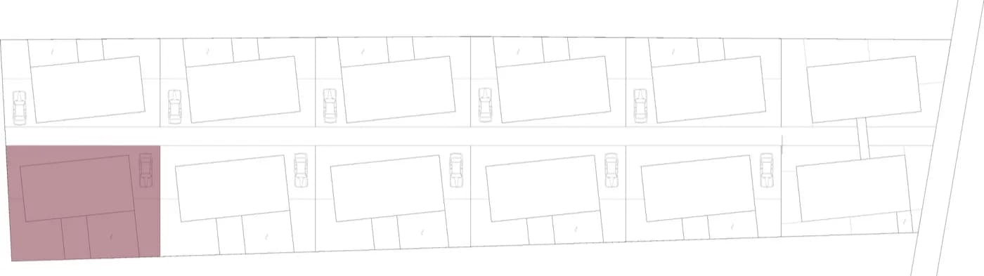 NOIR UBUD site plan with highlighted villa