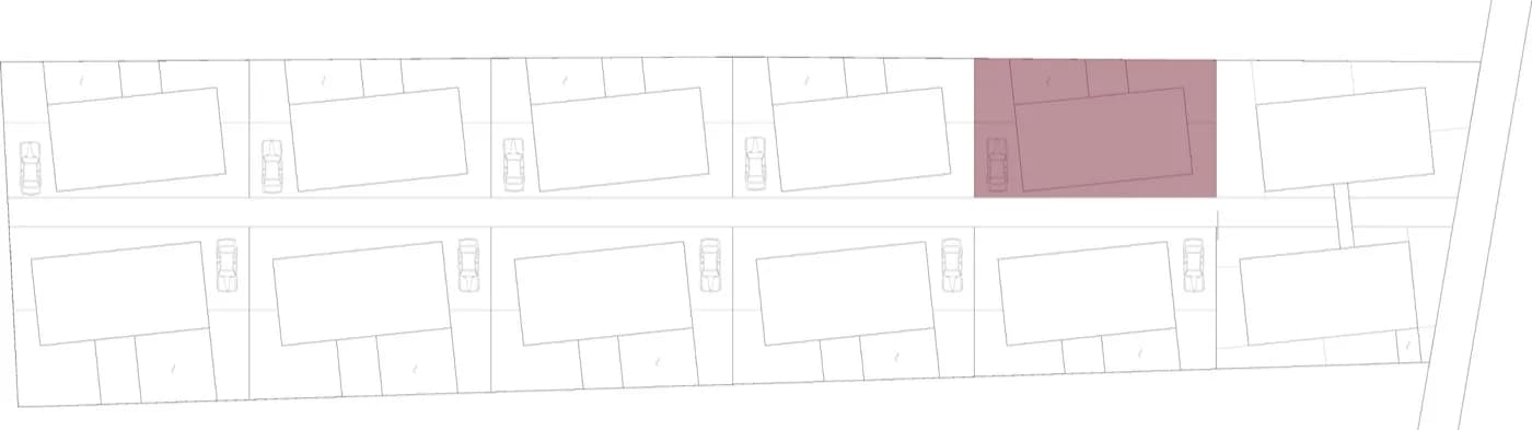 NOIR UBUD site plan with highlighted villa