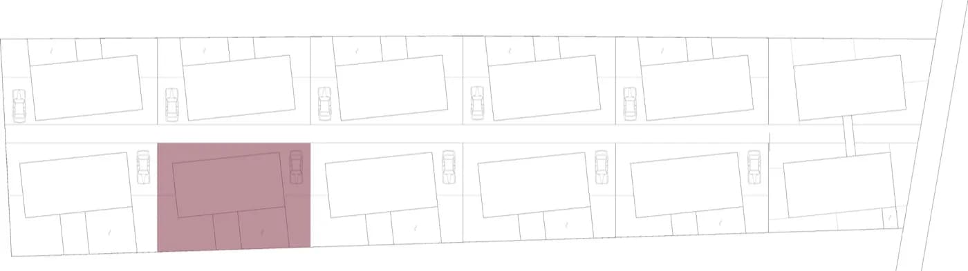 NOIR UBUD site plan with highlighted villa