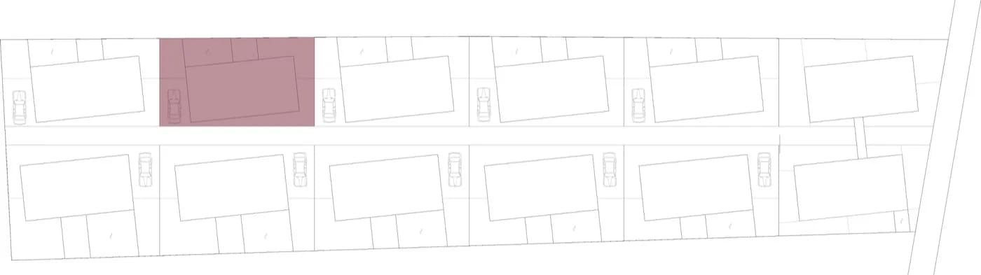 NOIR UBUD site plan with highlighted villa