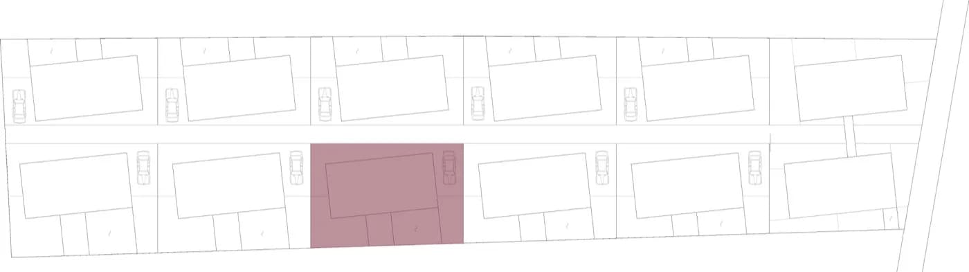 NOIR UBUD site plan with highlighted villa