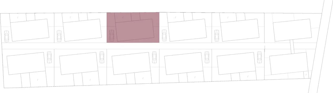 NOIR UBUD site plan with highlighted villa
