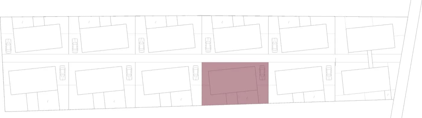 NOIR UBUD site plan with highlighted villa
