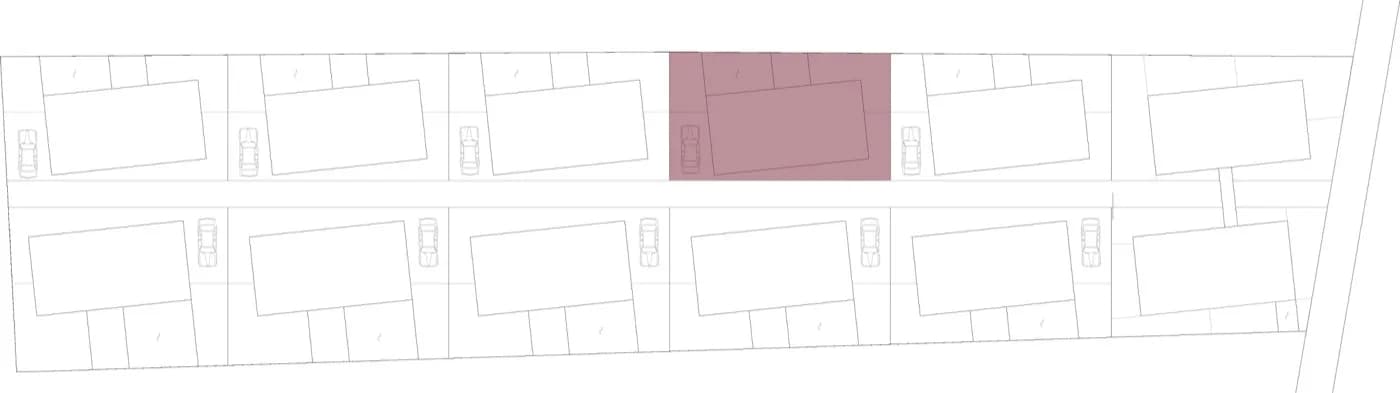 NOIR UBUD site plan with highlighted villa