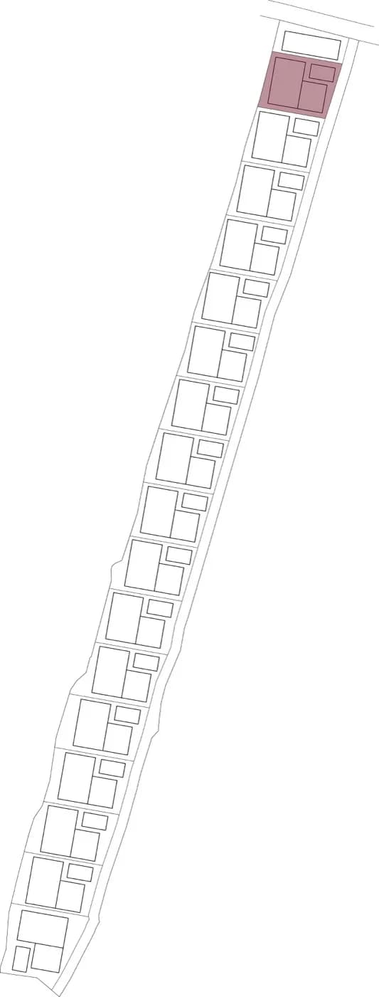 SESEH SANDS site plan with highlighted villa