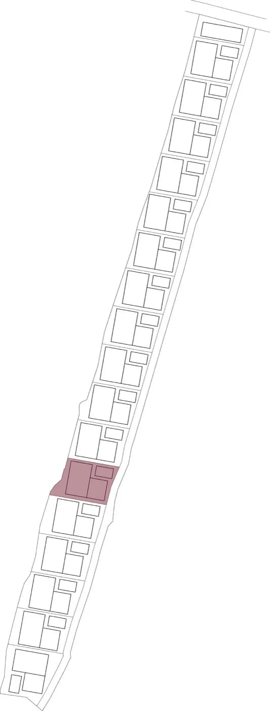 SESEH SANDS site plan with highlighted villa