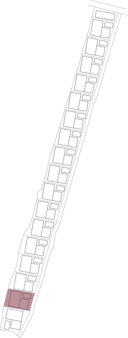 SESEH SANDS site plan with highlighted villa