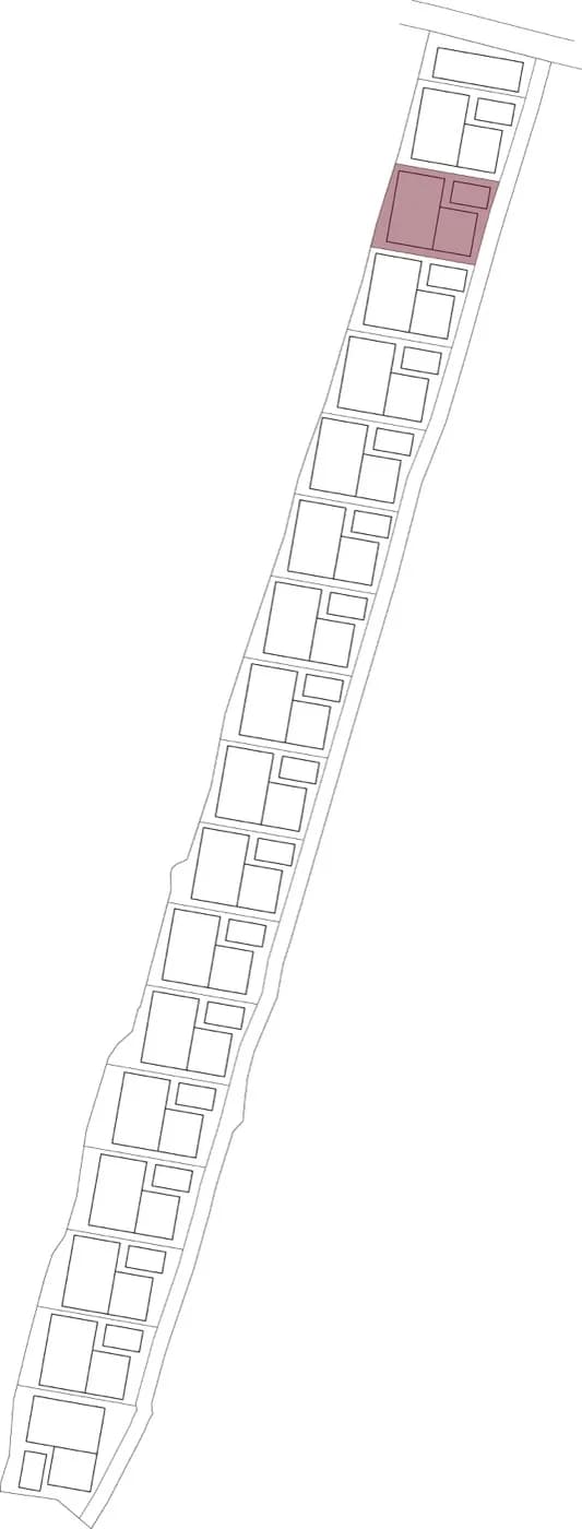 SESEH SANDS site plan with highlighted villa