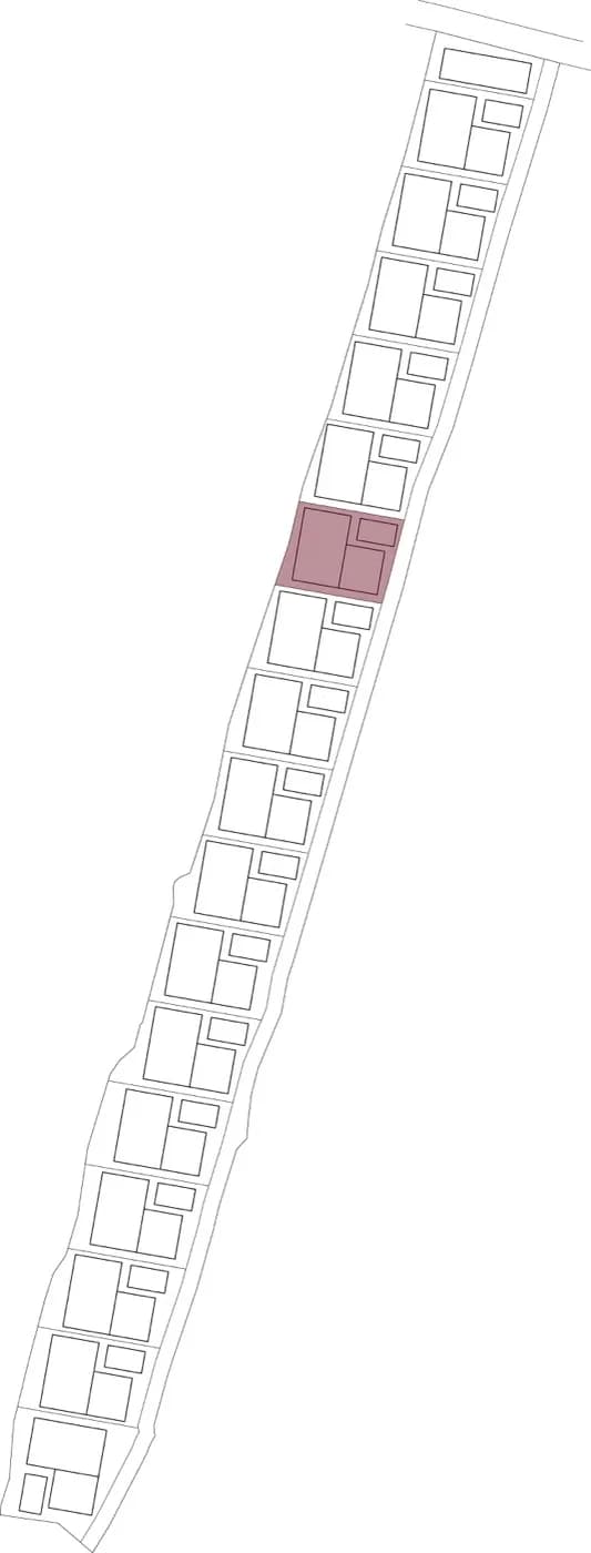 SESEH SANDS site plan with highlighted villa