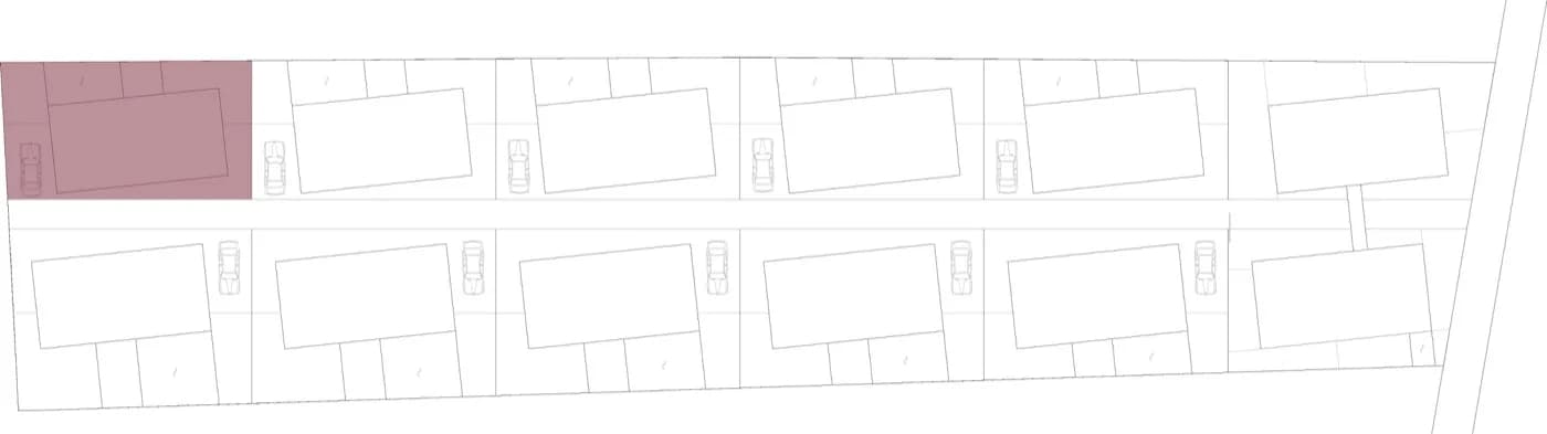 NOIR UBUD site plan with highlighted villa