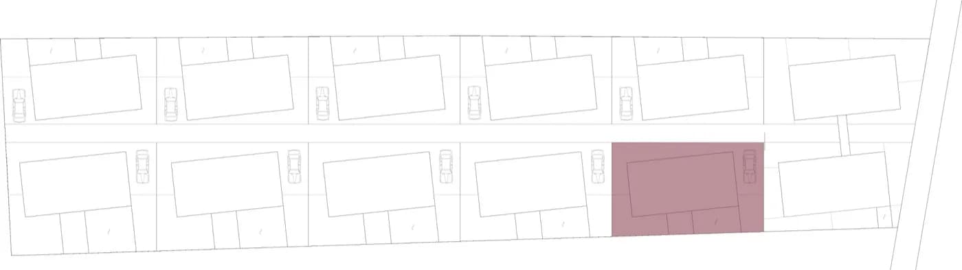 NOIR UBUD site plan with highlighted villa