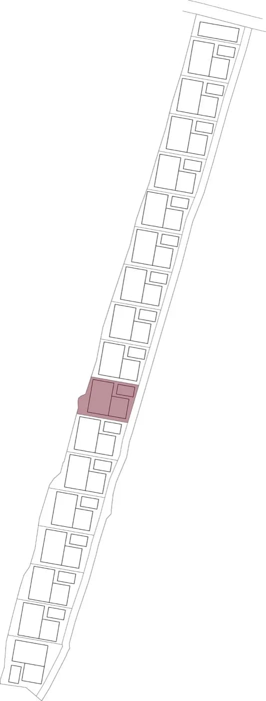 SESEH SANDS site plan with highlighted villa