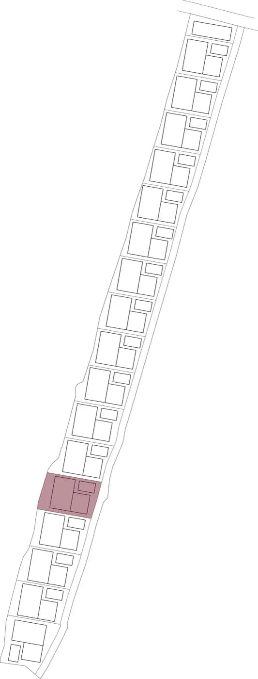 SESEH SANDS site plan with highlighted villa