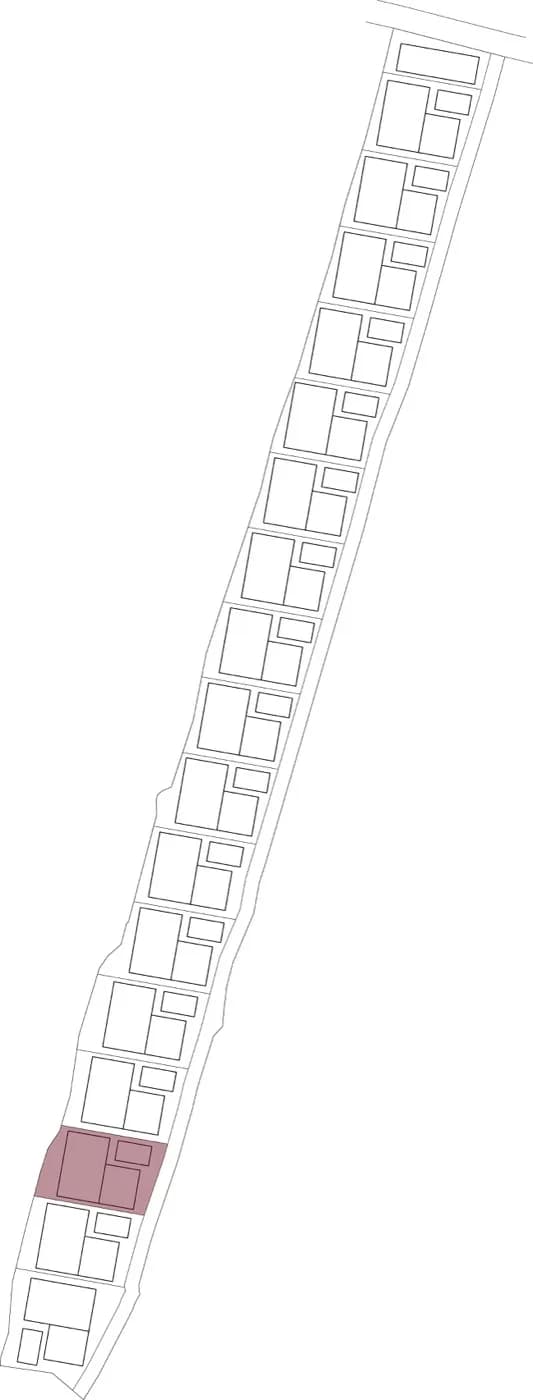 SESEH SANDS site plan with highlighted villa