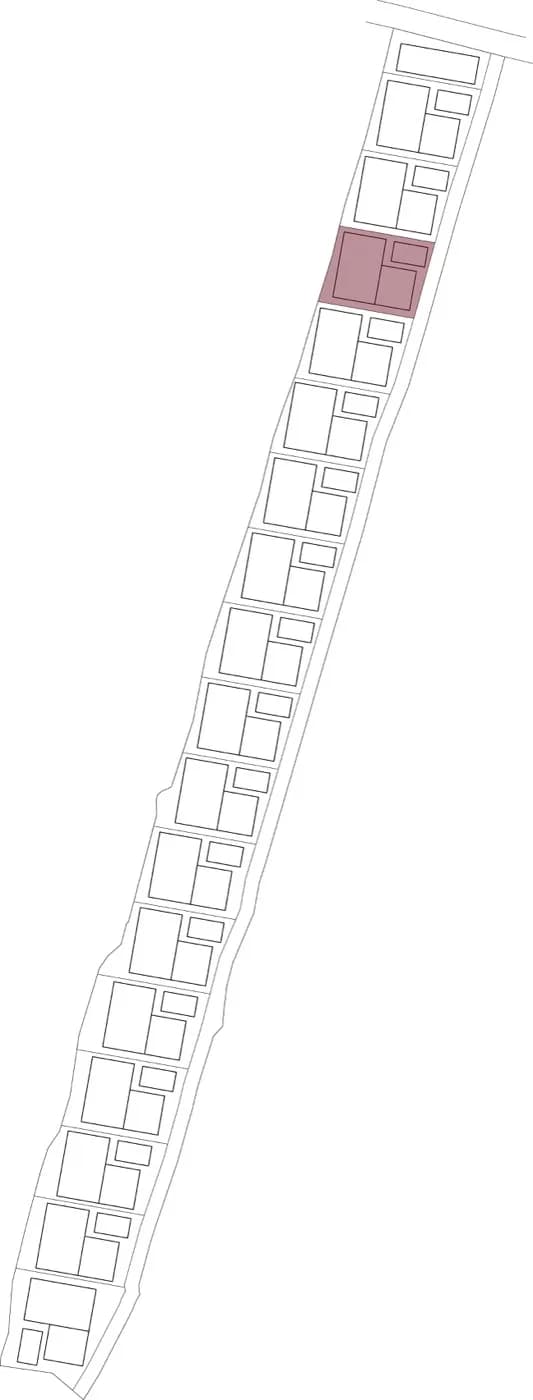 SESEH SANDS site plan with highlighted villa