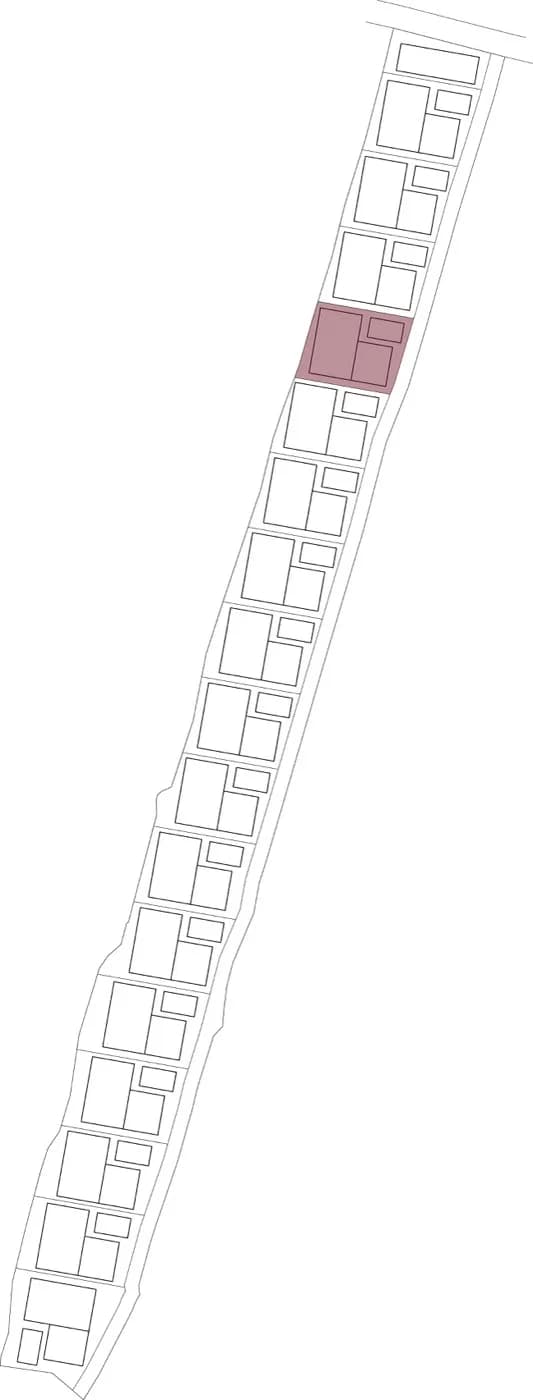 SESEH SANDS site plan with highlighted villa