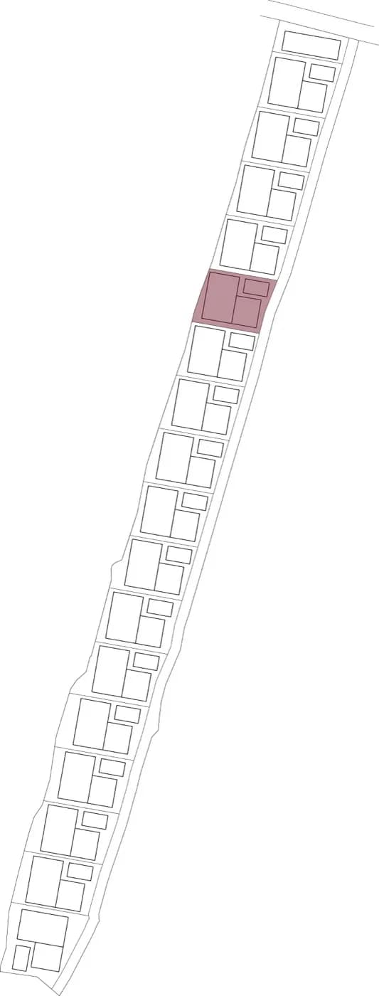 SESEH SANDS site plan with highlighted villa