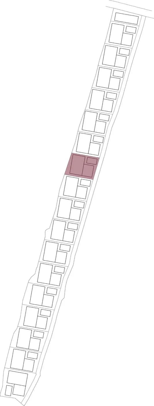 SESEH SANDS site plan with highlighted villa