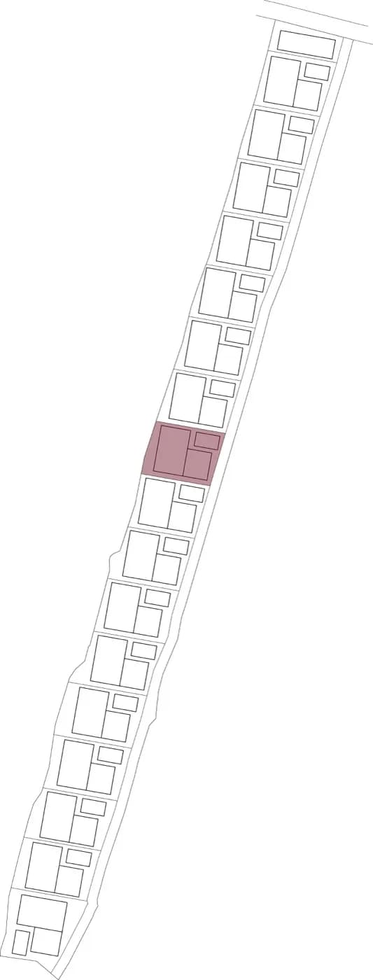 SESEH SANDS site plan with highlighted villa