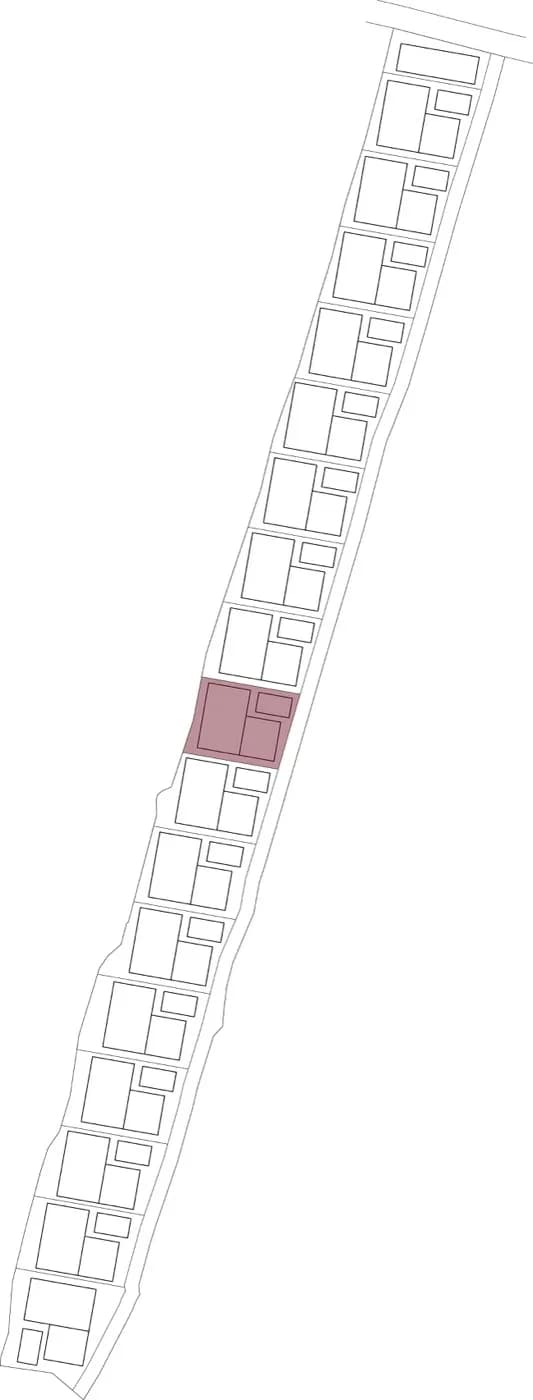 SESEH SANDS site plan with highlighted villa